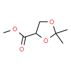 ChemSpider 2D Image | Methyl 2,2-dimethyl-1,3-dioxolane-4-carboxylate | C7H12O4