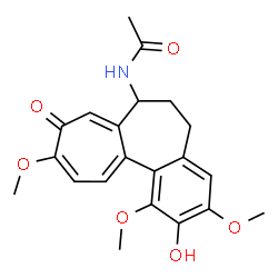 ChemSpider 2D Image | O2-DEMETHYLCOLCHICINE | C21H23NO6