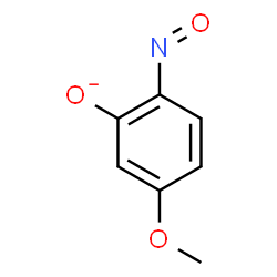 ChemSpider 2D Image | 5-Methoxy-2-nitrosophenolate | C7H6NO3