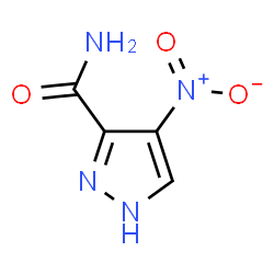 ChemSpider 2D Image | 4-Nitro-1H-pyrazole-3-carboxamide | C4H4N4O3