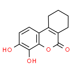 ChemSpider 2D Image | 3,4-Dihydroxy-7,8,9,10-tetrahydro-6H-benzo[c]chromen-6-one | C13H12O4