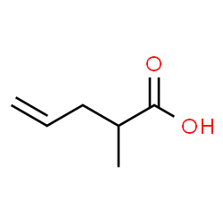 ChemSpider 2D Image | 2-Methyl-4-pentenoic acid | C6H10O2