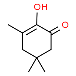 ChemSpider 2D Image | 3,5,5-Trimethylcyclohexane-1,2-dione | C9H14O2