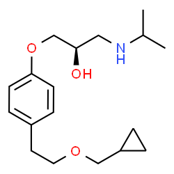 ChemSpider 2D Image | (R)-betaxolol | C18H29NO3