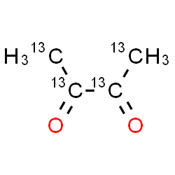 ChemSpider 2D Image | 2,3-(~13~C_4_)Butanedione | 13C4H6O2