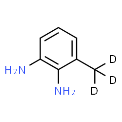 ChemSpider 2D Image | 3-(~2~H_3_)Methyl-1,2-benzenediamine | C7H7D3N2