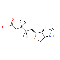 ChemSpider 2D Image | Biotin-2',2',3',3'-d4 | C10H12D4N2O3S