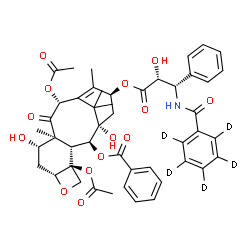 ChemSpider 2D Image | PACLITAXEL-D5 | C47H46D5NO14