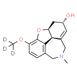 ChemSpider 2D Image | (3alpha)-(13,13,13-~2~H_3_)Galanthamine | C17H18D3NO3