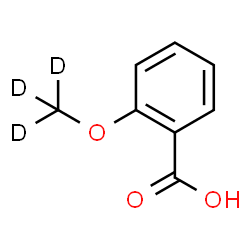 ChemSpider 2D Image | 2-[(~2~H_3_)Methyloxy]benzoic acid | C8H5D3O3