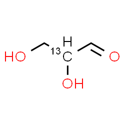 ChemSpider 2D Image | DL-[2-13C]GLYCERALDEHYDE | C213CH6O3