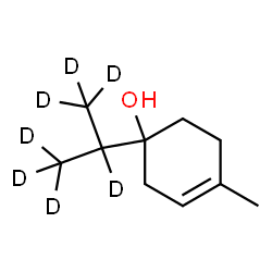 ChemSpider 2D Image | 4-Methyl-1-[(~2~H_7_)-2-propanyl]-3-cyclohexen-1-ol | C10H11D7O