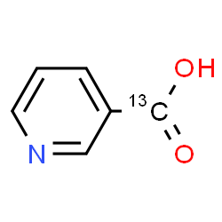ChemSpider 2D Image | 3-Pyridine(~13~C)carboxylic acid | C513CH5NO2