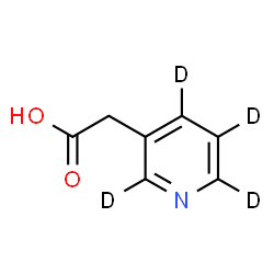 ChemSpider 2D Image | (~2~H_4_)-3-Pyridinylacetic acid | C7H3D4NO2
