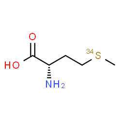 ChemSpider 2D Image | L-(~34~S)Methionine | C5H11NO234S
