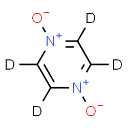 ChemSpider 2D Image | (~2~H_4_)Pyrazine 1,4-dioxide | C4D4N2O2