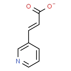 ChemSpider 2D Image | (2E)-3-(3-Pyridinyl)acrylate | C8H6NO2