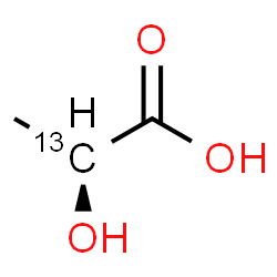 ChemSpider 2D Image | L-Lactic acid-2-13C | C213CH6O3
