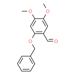 ChemSpider 2D Image | 2-BENZYLOXY-4,5-DIMETHOXYBENZALDEHYDE | C16H16O4
