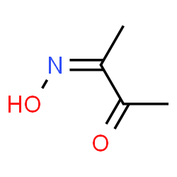 ChemSpider 2D Image | 2-Oximino-3-butanone | C4H7NO2