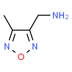 ChemSpider 2D Image | furazane, 3-aminomethyl-4-methyl- | C4H7N3O