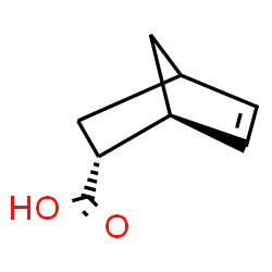 ChemSpider 2D Image | (1S,2R)-Bicyclo[2.2.1]hept-5-ene-2-carboxylic acid | C8H10O2