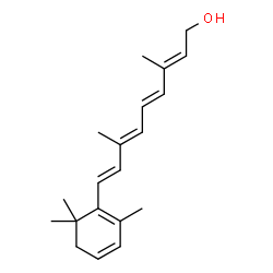 ChemSpider 2D Image | Retinol2 | C20H28O