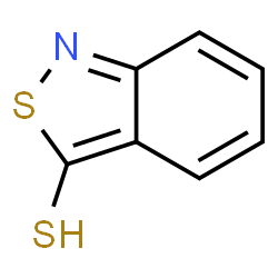 ChemSpider 2D Image | 2,1-Benzothiazole-3-thiol | C7H5NS2