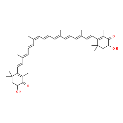 ChemSpider 2D Image | ASTAXANTHIN, (13Z)- | C40H52O4