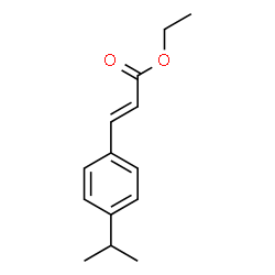 ChemSpider 2D Image | Ethyl (2E)-3-(4-isopropylphenyl)acrylate | C14H18O2