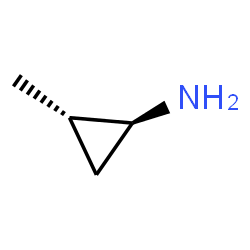 ChemSpider 2D Image | (1S,2S)-2-Methylcyclopropanamine | C4H9N
