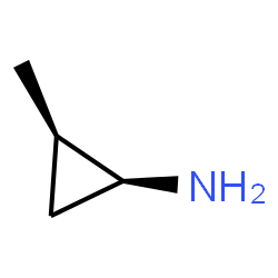 ChemSpider 2D Image | (1S,2R)-2-Methylcyclopropanamine | C4H9N