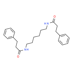 ChemSpider 2D Image | N,N'-1,6-Hexanediylbis(3-phenylpropanamide) | C24H32N2O2