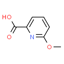 ChemSpider 2D Image | 6-Methoxypicolinic acid | C7H7NO3