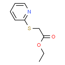 ChemSpider 2D Image | ethyl 2-(pyridin-2-ylthio)acetate | C9H11NO2S