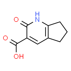 ChemSpider 2D Image | 2-hydroxy-5H,6H,7H-cyclopenta[b]pyridine-3-carboxylic acid | C9H9NO3