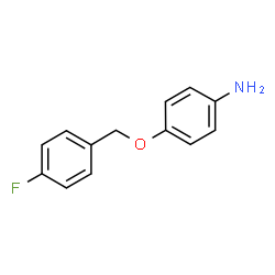 ChemSpider 2D Image | 4-[(4-Fluorobenzyl)oxy]aniline | C13H12FNO
