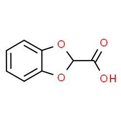 ChemSpider 2D Image | 1,3-Benzodioxole-2-carboxylic acid | C8H6O4