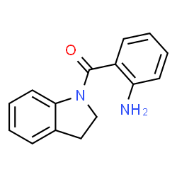 ChemSpider 2D Image | (2-Aminophenyl)(indolin-1-yl)methanone | C15H14N2O