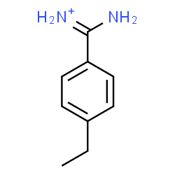 ChemSpider 2D Image | Amino(4-ethylphenyl)methaniminium | C9H13N2