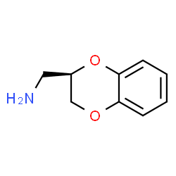 ChemSpider 2D Image | 1-[(2R)-2,3-Dihydro-1,4-benzodioxin-2-yl]methanamine | C9H11NO2