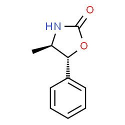 ChemSpider 2D Image | (4R,5R)-4-Methyl-5-phenyl-1,3-oxazolidin-2-one | C10H11NO2