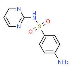 ChemSpider 2D Image | Sulfadiazine | C10H10N4O2S