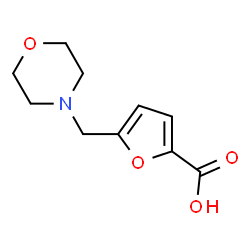 ChemSpider 2D Image | 5-(4-Morpholinylmethyl)-2-furoic acid | C10H13NO4