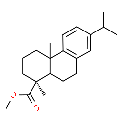 ChemSpider 2D Image | Methyl abieta-8,11,13-trien-19-oate | C21H30O2