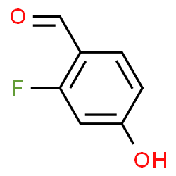 ChemSpider 2D Image | 2-Fluoro-4-hydroxybenzaldehyde | C7H5FO2