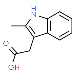 ChemSpider 2D Image | 2-Methyl-3-Indoleacetic Acid | C11H11NO2