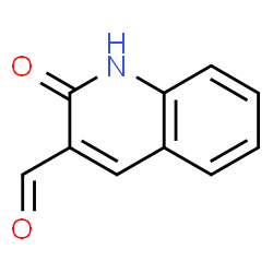 ChemSpider 2D Image | 2-hydroxyquinoline-3-carbaldehyde | C10H7NO2