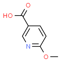 ChemSpider 2D Image | 6-Methoxynicotinic acid | C7H7NO3