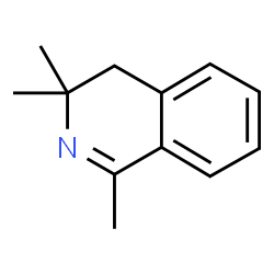 ChemSpider 2D Image | 1,3,3-Trimethyl-3,4-dihydroisoquinoline | C12H15N